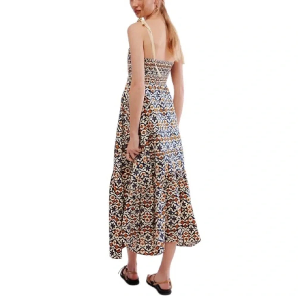 NWT FREE PEOPLE Women’s Palma Printed Midi Dress